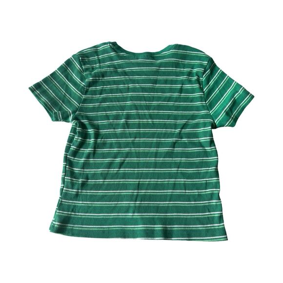 Sesame‎ Street Oscar Embroidered Baby Tee Striped Juniors XL Retro Woman’s S - Picture 2 of 6